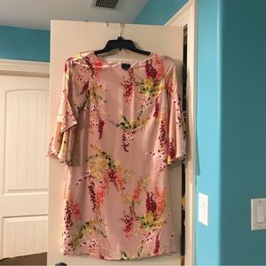 Worthington Floral Boho Shift Dress Small